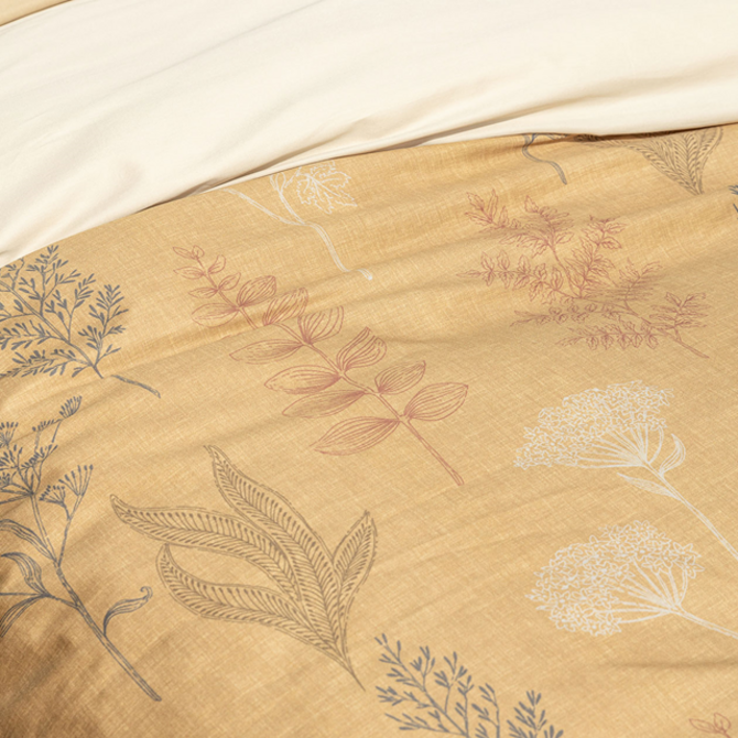 Dommelin kussensloop Erbe Satijn 400TC Brons-Camel 60x70