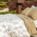 Dommelin Dommelin dekbedovertrek Erbe Satijn 400TC Ecru-Ecru 140x200/220