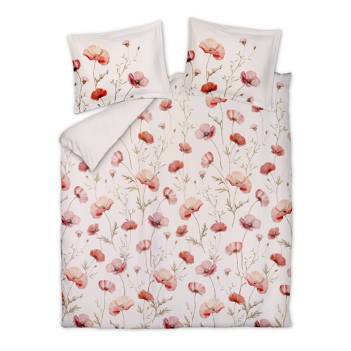 Vandyck Vandyck Dekbedovertrek Poppy Fields creamtan 260x240