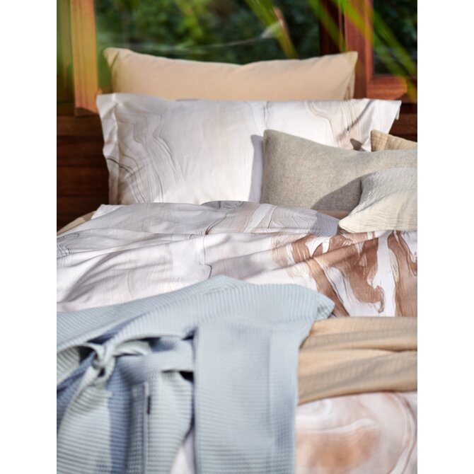 Vandyck Dekbedovertrek Sandstone sand 200x200/220