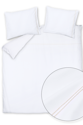 Vandyck Dekbedovertrek Purity Torino white 140x200/220