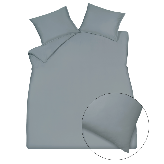 Vandyck Kussensloop  Satin Luxe lightblue Kussensloop 60x70