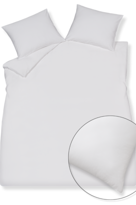 Vandyck Satin Luxe dekbedovertrek 140x200/220 White