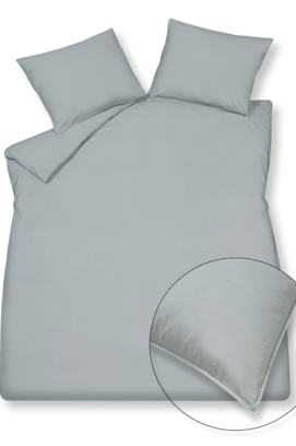 Vandyck Kussensloop  Washed Cotton powderblue Kussensloop 60x70