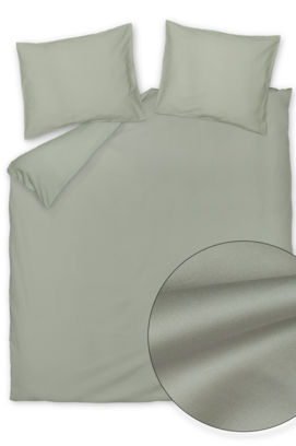 Vandyck Dekbedovertrek Satin Luxe smokegreen 240x200/220