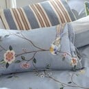 Pip Studio Pip Studio Bamboo Blossom cushion 35x60 Lichtblauw