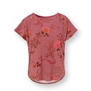 Pip Studio Pip Studio Tatum Short Sleeve Top Bodhi Flower Dpink XL