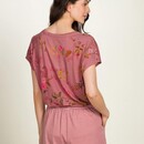 Pip Studio Pip Studio Tatum Short Sleeve Top Bodhi Flower Dpink XL