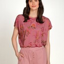 Pip Studio Pip Studio Tatum Short Sleeve Top Bodhi Flower Dpink L