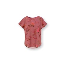 Pip Studio Tatum Short Sleeve Top Bodhi Flower Dpink XXL