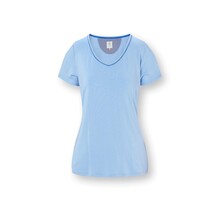 Pip Studio Toy Short Sleeve Top Solid Blue M