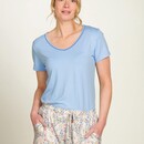 Pip Studio Pip Studio Toy Short Sleeve Top Solid Blue XXL