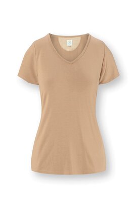 Pip Studio Toy Short Sleeve Top Solid Sand L
