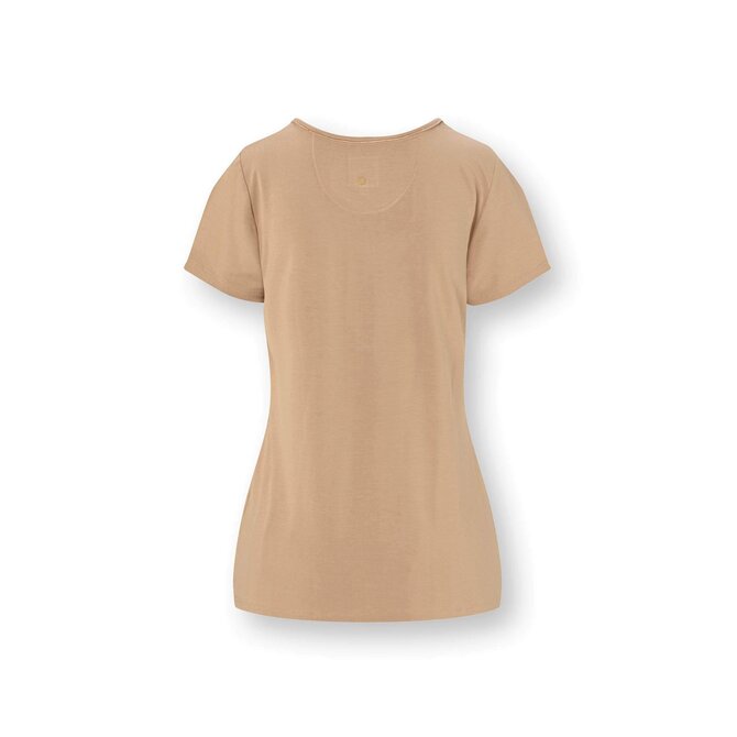 Pip Studio Toy Short Sleeve Top Solid Sand XXL