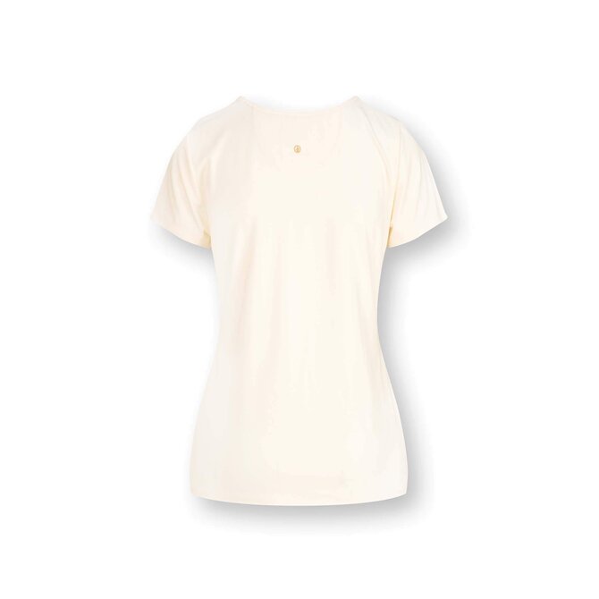 Pip Studio Toy Short Sleeve Top Solid Owhite L