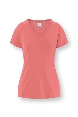 Pip Studio Toy Short Sleeve Top Solid Pink M