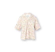Pip Studio Flora Short Sleeve Top Little Delhi Owhite M