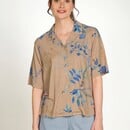 Pip Studio Pip Studio Flora Short Sleeve Top Marigold Blue XL
