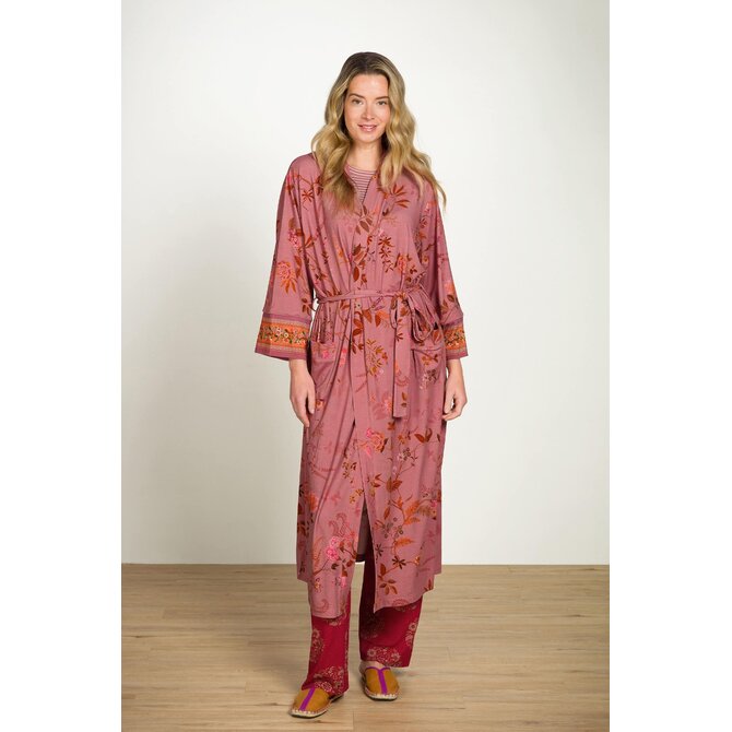 Pip Studio Noa Kimono Bodhi Flower Dpink XL