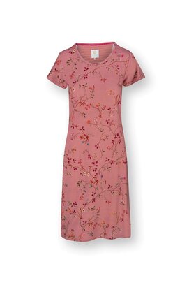 Pip Studio Daniela Short Sleeve Nightdress Delhi Dreams Pink XL
