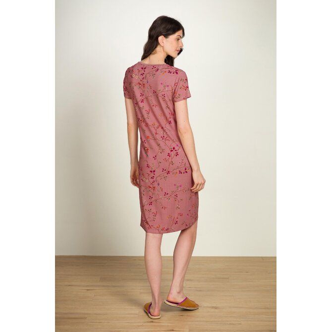 Pip Studio Daniela Short Sleeve Nightdress Delhi Dreams Pink XL