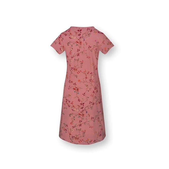 Pip Studio Daniela Short Sleeve Nightdress Delhi Dreams Pink M