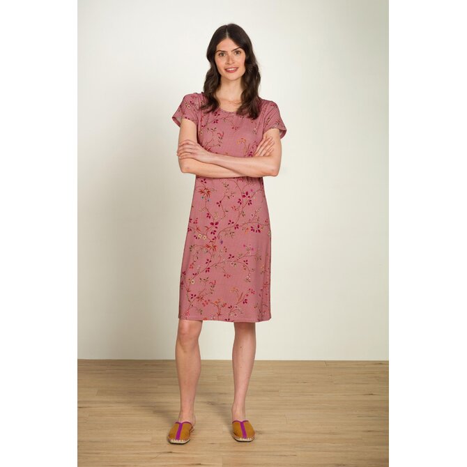 Pip Studio Daniela Short Sleeve Nightdress Delhi Dreams Pink M