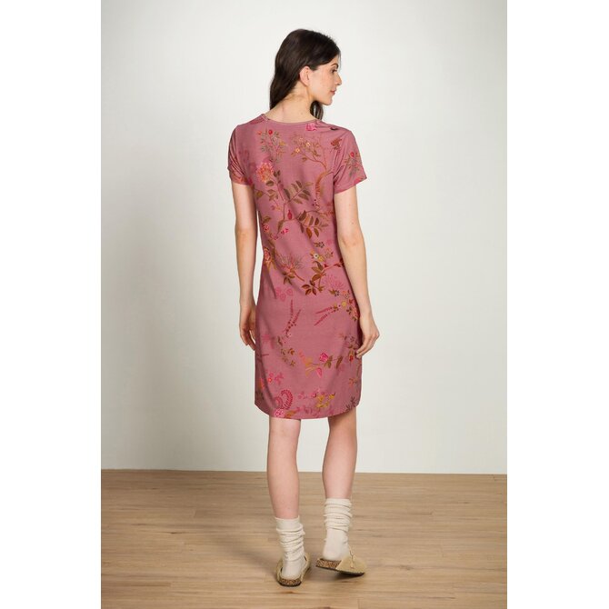 Pip Studio Djoy Short Sleeve Nightdress Bodhi Flower Dpink L