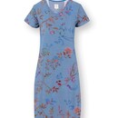 Pip Studio Pip Studio Djoy Short Sleeve Nightdress Bodhi Flower Blue L