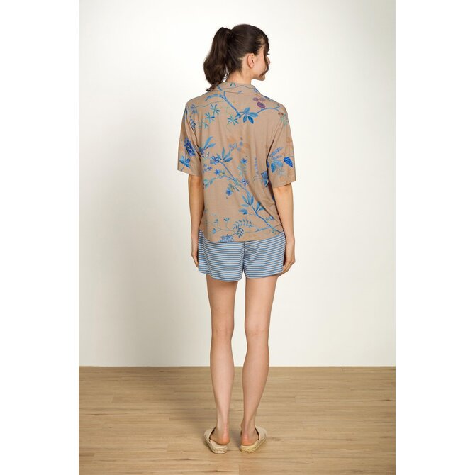 Pip Studio Bobi Short Trousers Little Sumo Stripe Blue XL