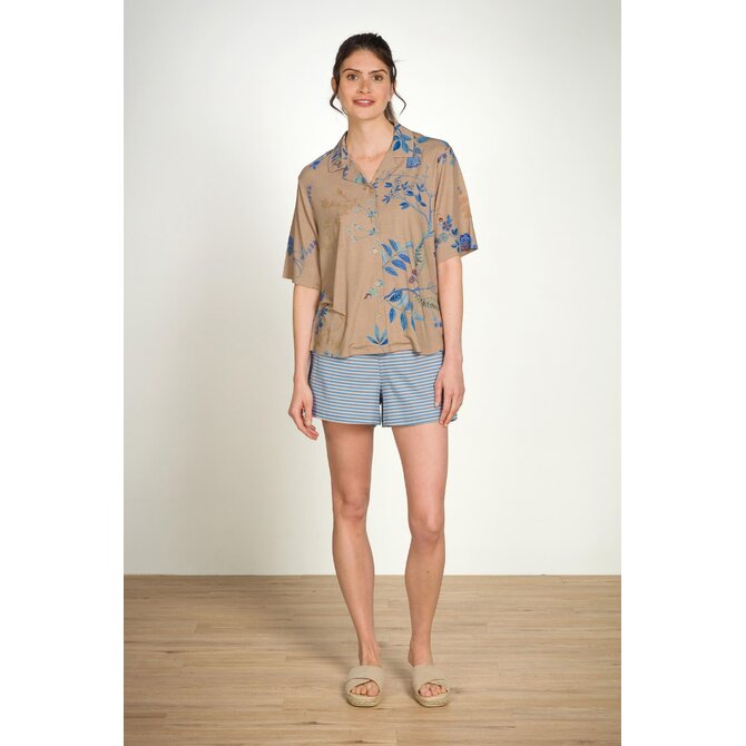 Pip Studio Bobi Short Trousers Little Sumo Stripe Blue M