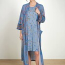 Pip Studio Pip Studio Daniela Short Sleeve Nightdress Delhi Dreams Blue L