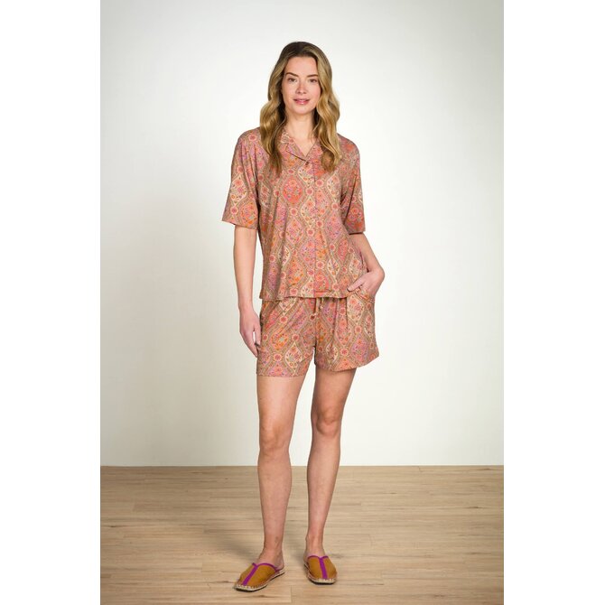 Pip Studio Bob Short Trousers Ornamento Orange M