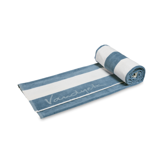 Vandyck Palma Beach Towel dustyblue 100x200