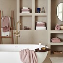 Vandyck Vandyck Home Towel Petit Ligne sepiapink Gastendoekje 30x50