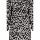 Cawö Cawö Home Dames Badjas met Capuchon en Ritssluiting 851 basalt M