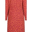 Cawö Cawö Home Dames Badjas met Capuchon en Ritssluiting 851 pink L