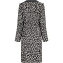 Cawö Cawö Home Dames Badjas met Capuchon en Ritssluiting 851 basalt S