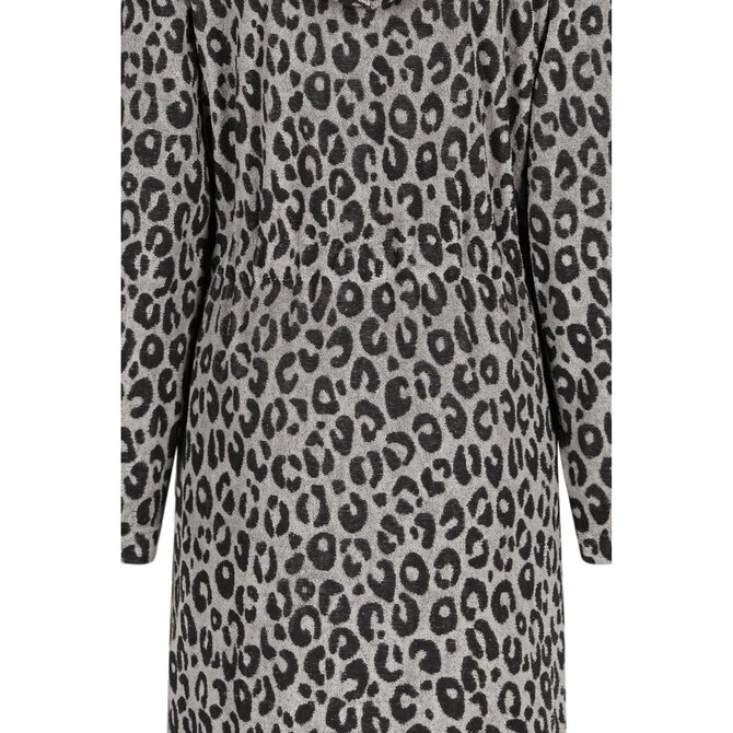 Cawö Home Dames Badjas met Capuchon en Ritssluiting 851 basalt S