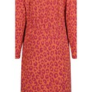 Cawö Cawö Home Dames Badjas met Capuchon en Ritssluiting 851 pink XL