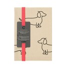 Cawö Cawö Keukendoek We love Dogs 6246 schwarz/beige 50x70