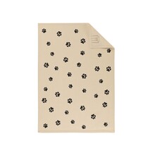 Cawö Keukendoek We love Dogs 6247 schwarz/beige 50x70