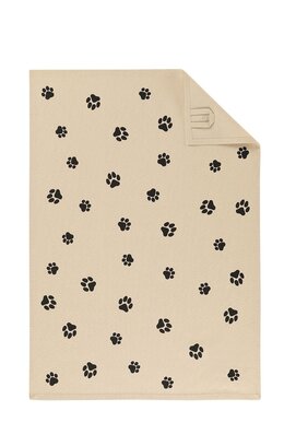 Cawö Keukendoek We love Dogs 6247 schwarz/beige 50x70