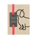 Cawö Cawö Keukendoek We love Dogs 6248 schwarz/beige 50x70