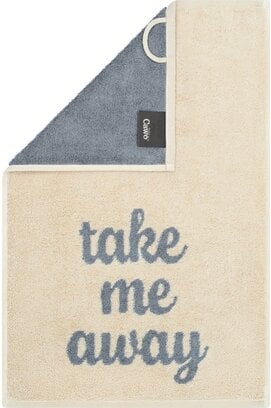 Cawö Postcards Towels Edition 100 take me away Gastendoekje 30x50