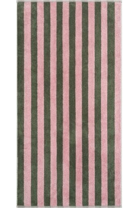 Cawö Bold 6277 oliv/rosa Douchlaken 70x140