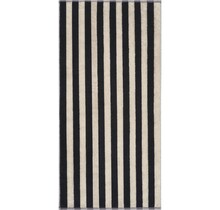 Cawö Bold 6277 zwart/beige Douchlaken 70x140