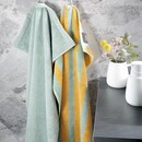 Cawö Cawö Bold 6277 mint/gelb Handdoek 50x100