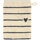 Cawö Cawö Heart Beats 6276 basalt Washandje 16x22