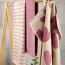 Cawö Cawö Heart Beats 6276 beere Washandje 16x22